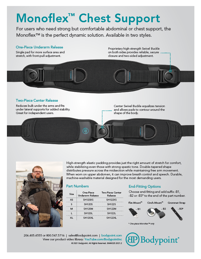 Bodypoint Universal Elastic Strap - Seating and Positioning - GTK